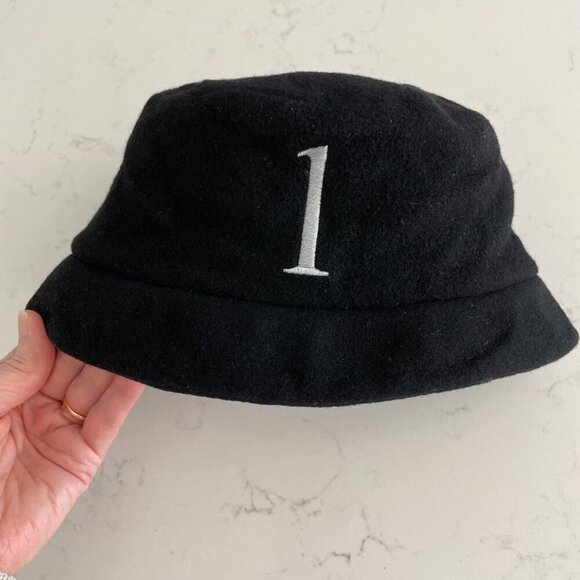 Norbu Canada Wool Cashmere Blend Cozy Winter Hat w Embroidered 1 Blk Grey OS - Picture 3 of 7